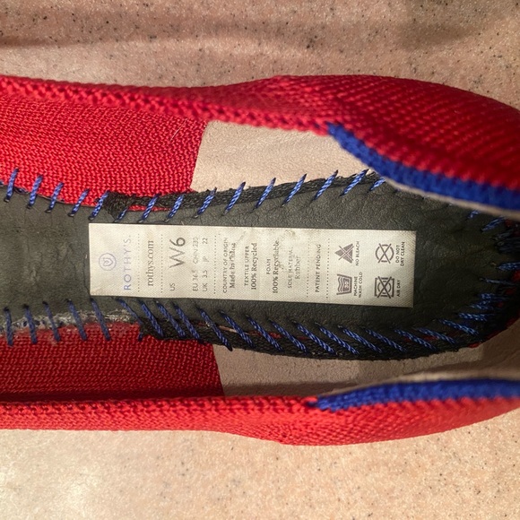 Rothy’s The Point, True Red, Size 6. Excellent used condition. - Picture 9 of 9